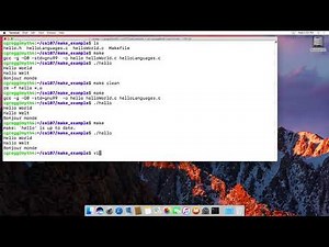 Using Makefiles to make your programs