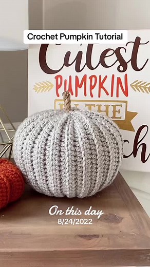 DIY Crochet Pumpkin Tutorial for Fall