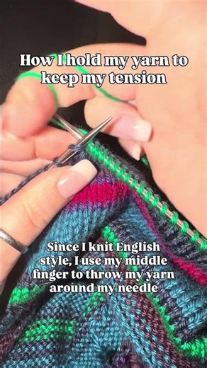 Knitting Tension- How to Hold Your Yarn