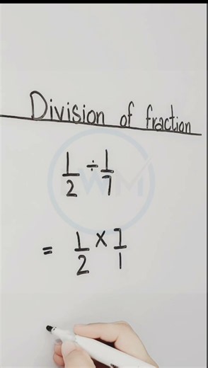 How to Divide Fractions | Simple Step-by-Step Math Tutorial #maths #shortvideo #shorts