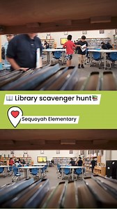 Scavenger hunt in the library! //¡ la búsqueda del tesoro en la biblioteca! | Tulsa Public Schools
