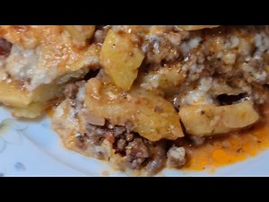 Potato & Beef Lasagna Recipe | Creamy Béchamel Layers