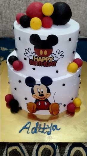 mickey mouse cake design#
