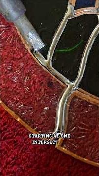 More Helpful Tips For Soldering Stained Glass #learnart #art #vlog #glassart