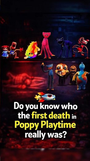 🤔 | Do You Know Who The First Death in Poppy Playtime Really Was? #poppyplaytime