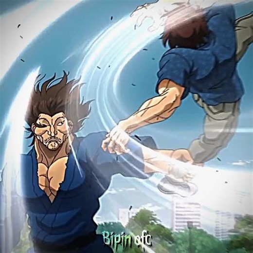 Musashi Smashed Baki 🥶#foryou #animeedit #bakihanma #baki #fyp #musashi #yujirohanma #foryoupage