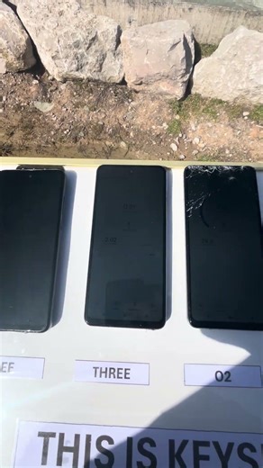 Mobile network speed test Vodafone, O2, EE & Three Llandulas Beach North Wales