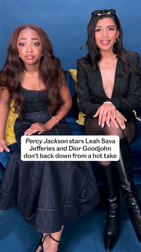 Leah Sava Jefferies and Dior Goodjohn on ‘Percy Jackson and the Olympians’ hot takes