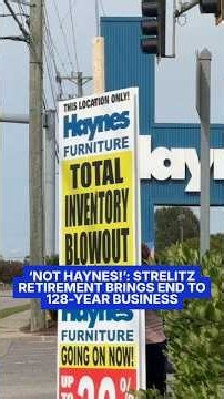 Haynes Furniture and The Dump to close after 128 years as E.J. Strelitz retires