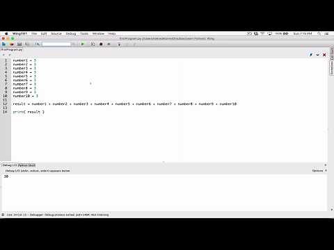 30. Breaking long statements into multiple lines - Learn Python