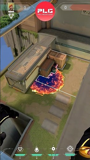 Abyss Brimstone Lineup - B Open #Valorant #Prolineups