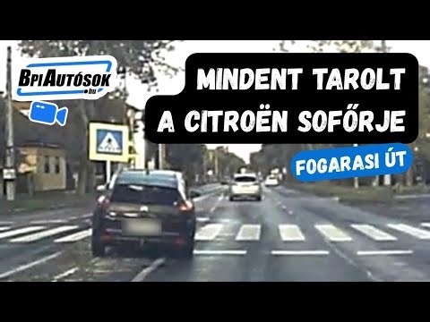 MINDENT TAROLT a Fogarasi úton, majd mintha mi sem történt volna, továbbhajtott