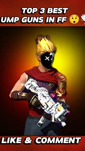 TOP 3 BEST SMG GUNS IN FF #FACTS#SHORTS#viral #trinding #explorepage #FFIISBACK #mcgdarlinggaming