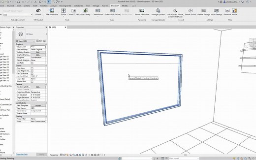 BIM吧 -在REVIT中加入动画纹理(看电视放电影) with Enscape_1080p