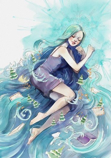 Digital watercolor in Rebelle 7