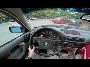 BMW 520i (e34) 1993. Driving around the city in a legend.