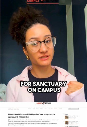 YDSA Pushes ‘Sanctuary Campus’ Agenda in Ohio Campus Reform correspondent Sidney Jones discusses the Young Democratic Socialists of America's push to make the school adopt sanctuary campus policies.