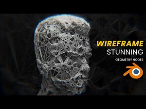 Stunning Wireframe Effects - Blender Geometry Nodes Tutorial