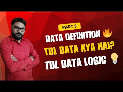 Part-3 | Tally TDL Course | Data Definition in TDL Explained 🔥| TDL Beginner to Hero