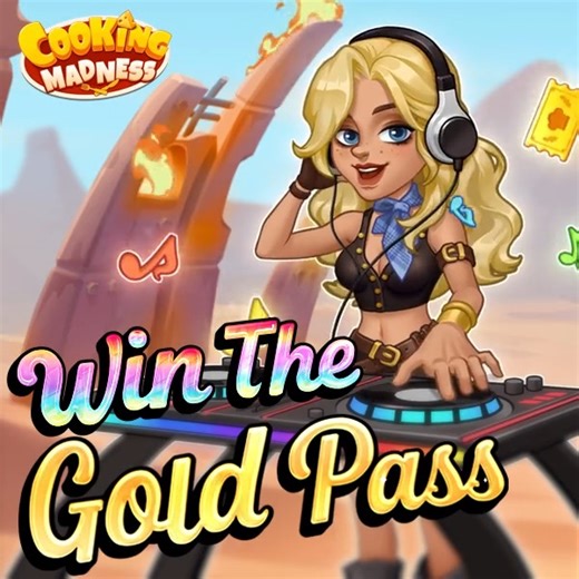 🎁 𝐈𝐭'𝐬 𝐭𝐢𝐦𝐞 𝐭𝐨 𝐖𝐈𝐍 𝐚 𝐆𝐎𝐋𝐃 𝐏𝐀𝐒𝐒! 🎁 Entry rules: Complete 20 tiers in the Wild Desert Pass, take a screenshot of your progress, and leave it in the comments below!👇 3 lucky chefs will be randomly chosen to win a Golden Ticket! Contest ends on August 19, 2025❗ Don't forget to let your friends and teammates know about this awesome contest! 🙋🙋 #CookingMadness iOS: https://apple.co/3HJzbK6 Android: https://bit.ly/CookingMadnessAndroid Official Fan Group: https://bit.ly/cookin