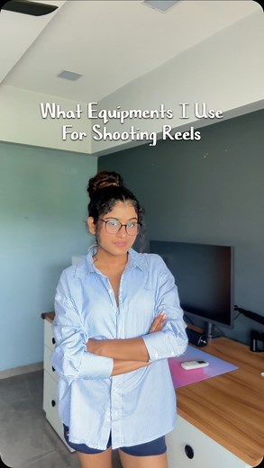 Shraddha Pawar | Equipments that i use for shooting reels as a graphic designer. . . . . #graphicdesigner #design #graphic #graphics #réel #reelsvideo | Instagram