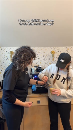 Our Social Media Manager is determined to nail her latte art. Will she finally crack the code… or just caffeinate and hope for the best? Tune in next episode, with your coffee in hand, to find out. ☕️