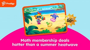 Hot summer savings! Get 50% off an annual game-based math membership for your child. | Prodigy Education