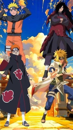 naruto, pain vs madara, minato ( who is strongest) #shorts #naruto #madara #pain