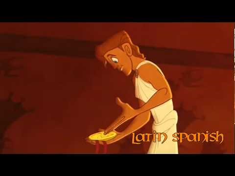 Go the Distance - Hercules' speaking part - One-Line Multilanguage