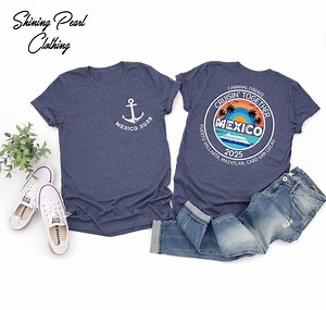 Custom Mexico Cruise Shirt, Mexico Cruise Tshirt, Front Back Custom Family Cruise Shirts, Family Matching Cruise Shirt, Group Cruise - Etsy