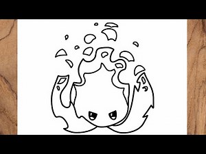 How to draw Pepper Mint from Plants vs Zombies 2 pvz step by step