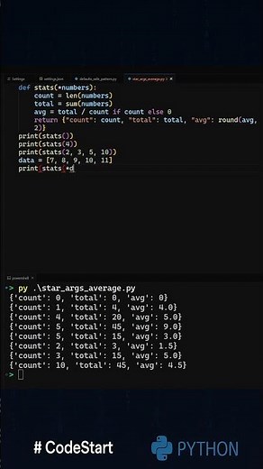 ⭐ Star Args Flexible Inputs