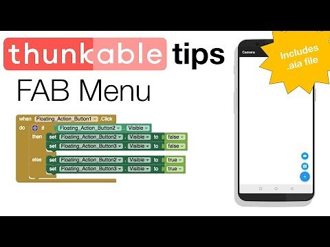 Thunkable Basics: FAB Menu