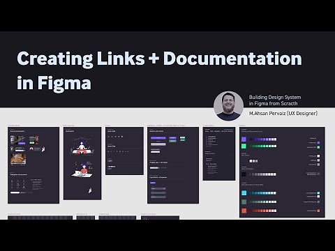 Link Pages for documentation in Figma - Links in Figma tutorial