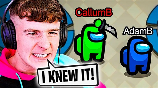 Playing Among Us first time with little brother imposter