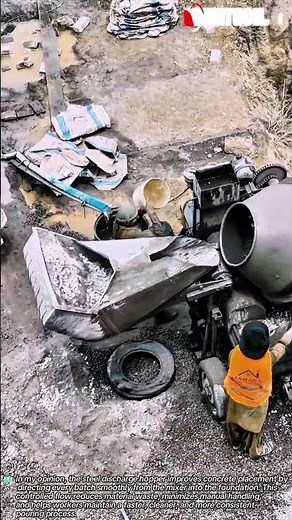 How a Concrete Mixer Hopper Delivers Fast and Controlled Foundation Pours