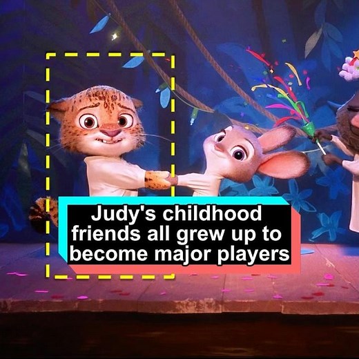 No one realized that Judy's childhood friends all grew up to become major players.#Zootopia