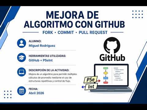 Mejora algoritmo con GITHUB