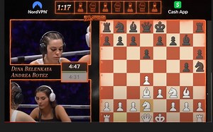 《国际象棋》 拳击（女性）Andrea Botez vs WGM Dina Belenkaya - Mogul Chessboxing
