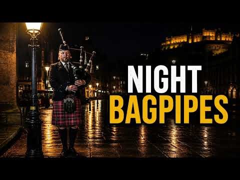 Scottish Bagpipes at Night 🇬🇧 | Highland Pipes in the City