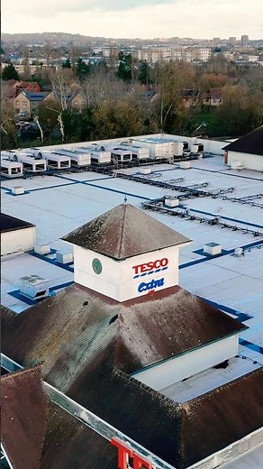🛒 Tesco Like You’ve Never Seen Before 🚁✨ Drone View | Flying Over Tesco