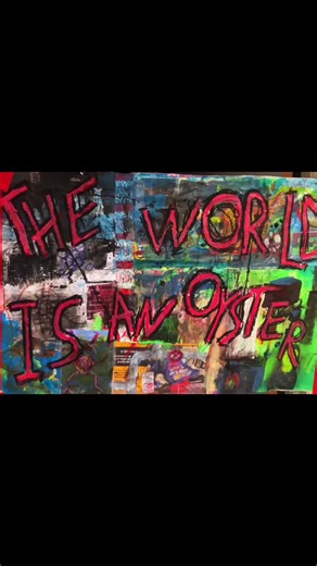 Unfortunate that the aspect ratio cut out the paper, but we manage. #art #inspirationalvideo #livelaughlove #youngartists #waterwedoing