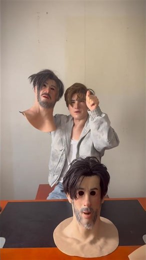 Wear a real silicone mask #cosplay #cos #masks #siliconemask