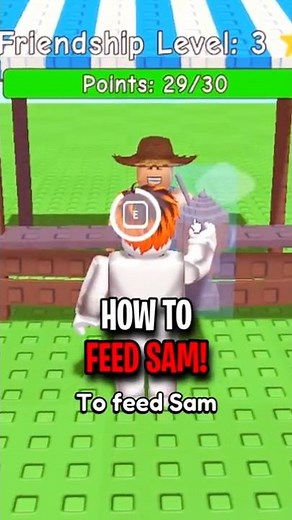 How To Feed Sam In Grow a Garden (ROBLOX)