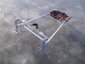 Traditional Polynesian Ice Canoe (Ice Proa) - How to Kite Ice Sail