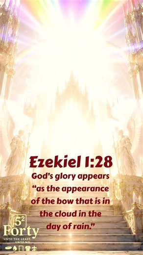 The Rainbow Nobody Talks About in Scripture 🌈 #BibleStudy #GloryOfGod