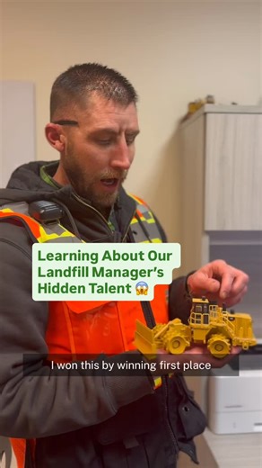 Wasatch Integrated Waste Management District on Instagram: "We asked Jesse to tell us about a memento on his desk and learned he took home 1st place at the 2013 Utah Equipment Road-eo! He earned the title by expertly maneuvering a loader through a high-stakes, timed obstacle course. Driving heavy equipment is no small feat, but Jesse makes it look easy. We’re proud to have a true master behind the wheel! #sustainability #recycle #gogreen #zerowaste #ecofriendly #savetheplanet #climateaction #gre