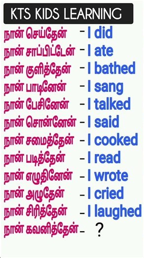 Learn Basic English for Kids ‪@KTSKIDSLEARNING‬ #shorts #english#howtoimprovespokenenglishintamil