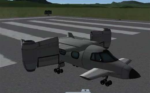 [Kerbal Space Program]小型垂直起降(VTOL)客机起飞实验