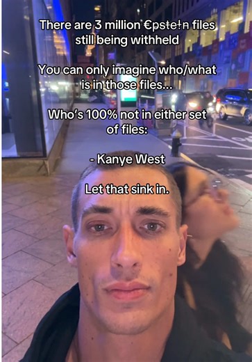 Ye doesn’t seem so crazy all of a sudden now, huh? #epstein #kanyewest #america #trending